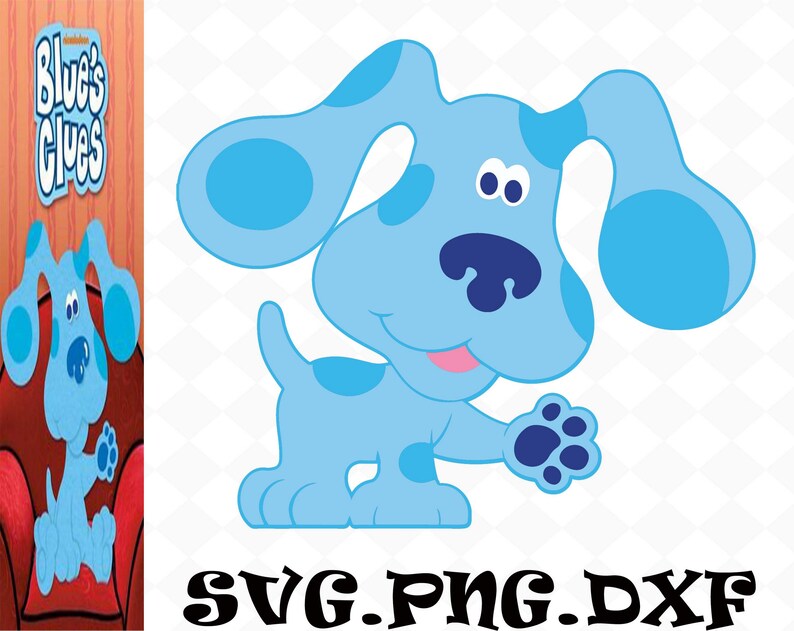 Download Blue's Clues svg Blue's Clues svg silhouette file | Etsy