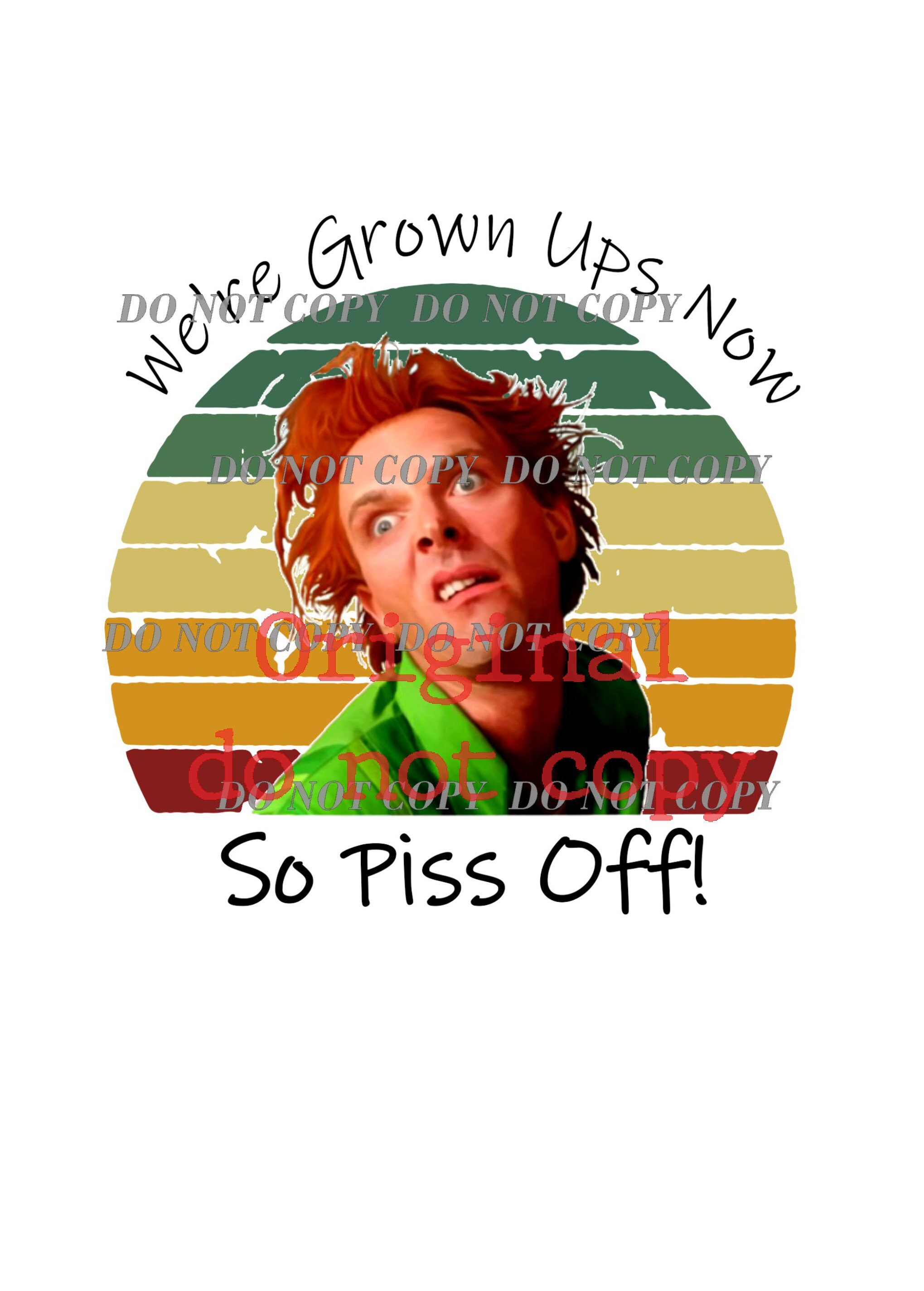 Drop Dead Fred - Grown Ups Now - PNG - Digital Image - 300 DPI - Subl…