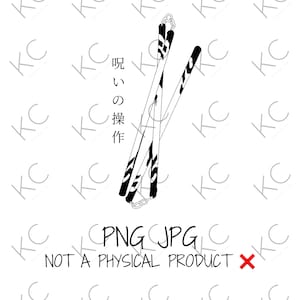 Jujutsu cursed tool Anime Merch Digital Design