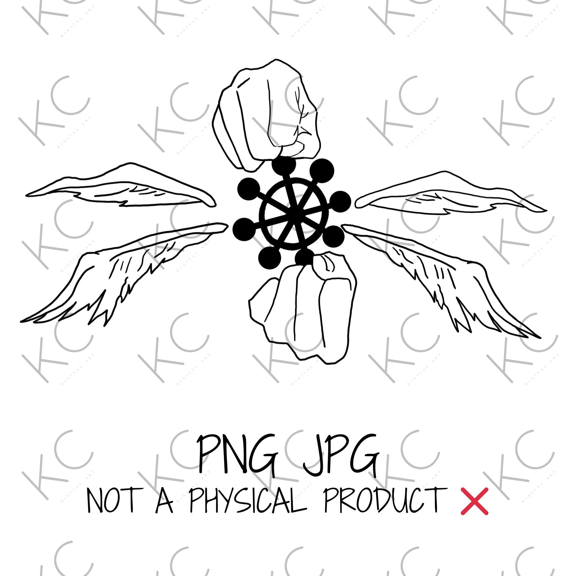 Jujutsu anime summon mahoraga anime merch digital design