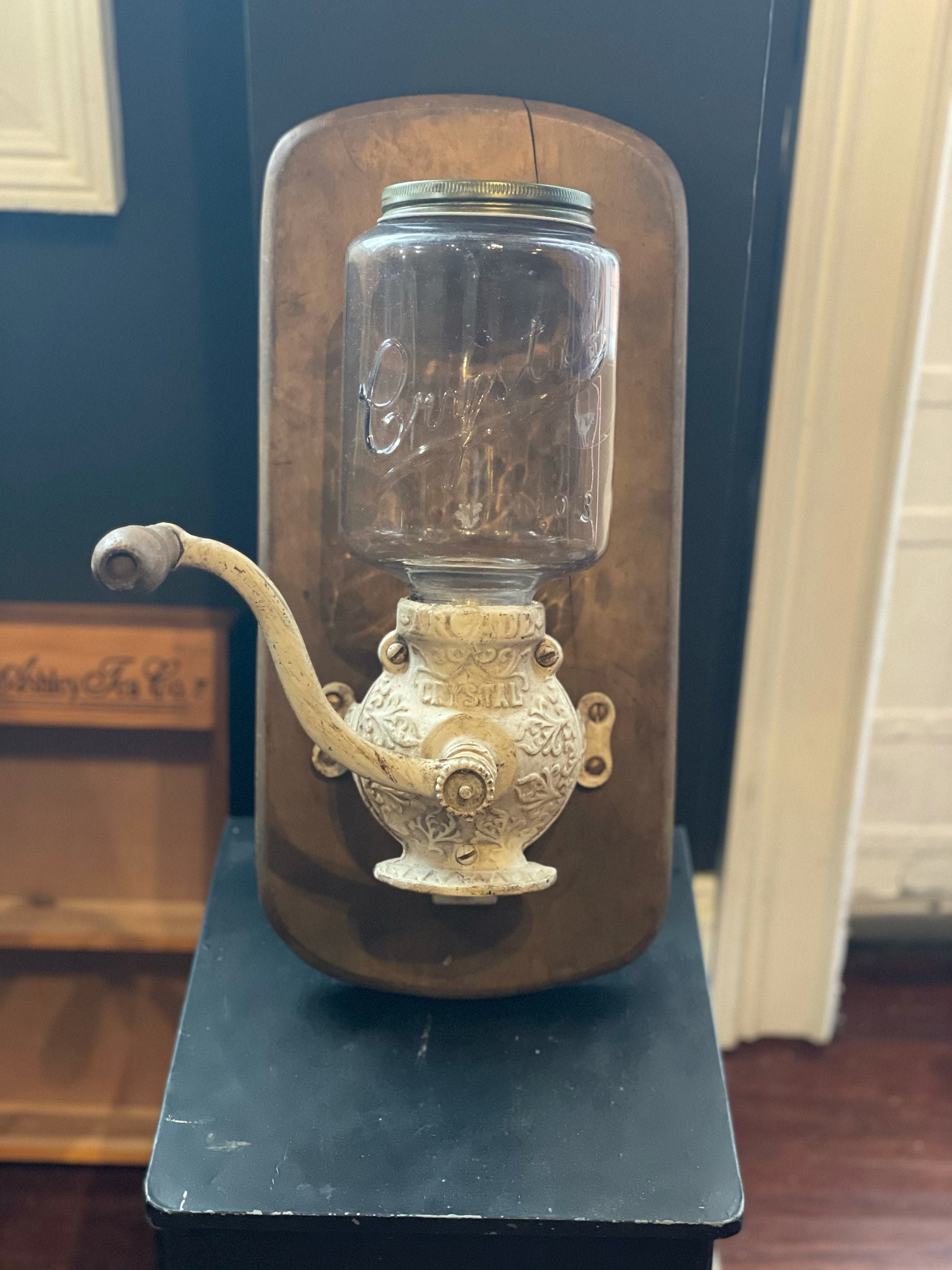 Arcade Crystal Wall Mounted Coffee Grinder — M&Co. Vintage
