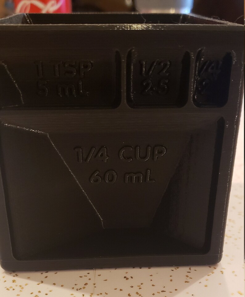 Measuring Cup Cube Etsy