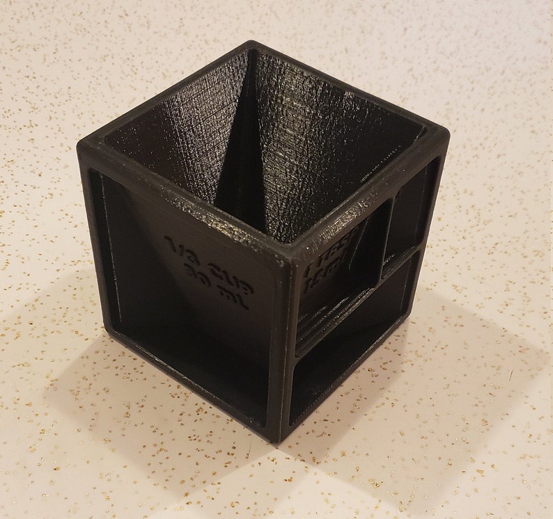 Measuring Cup Cube Etsy