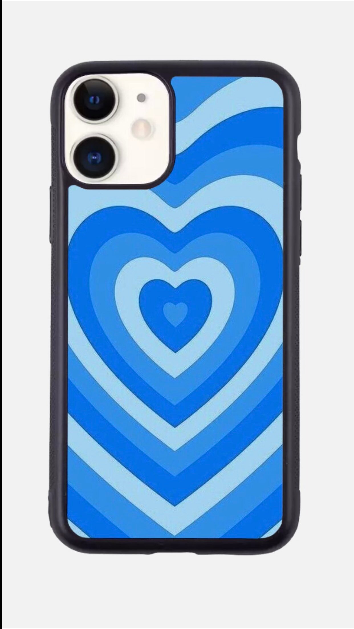 Blue heart case Etsy