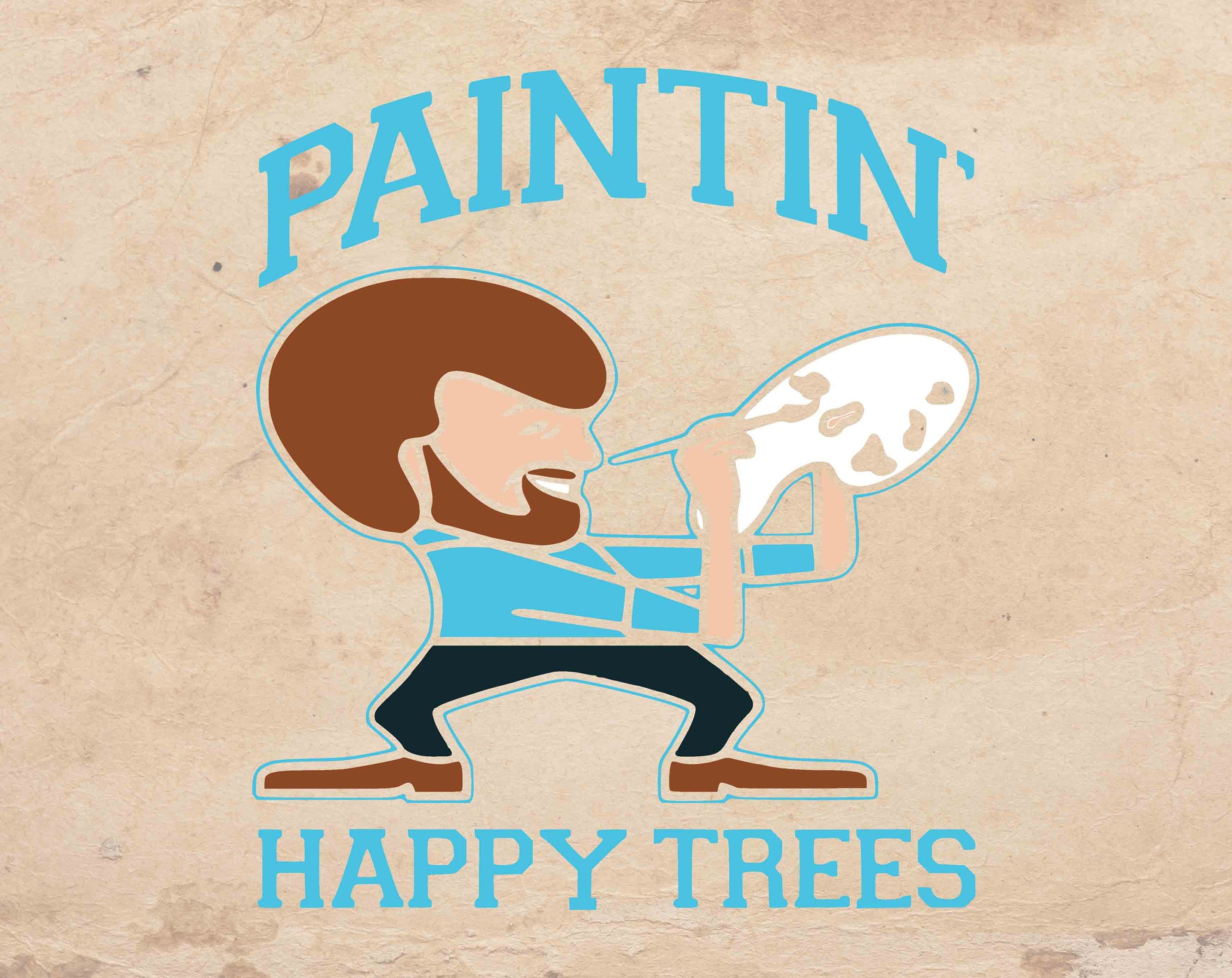Paintin Bob ross Svg Cut File SVGDXFPNG. Etsy