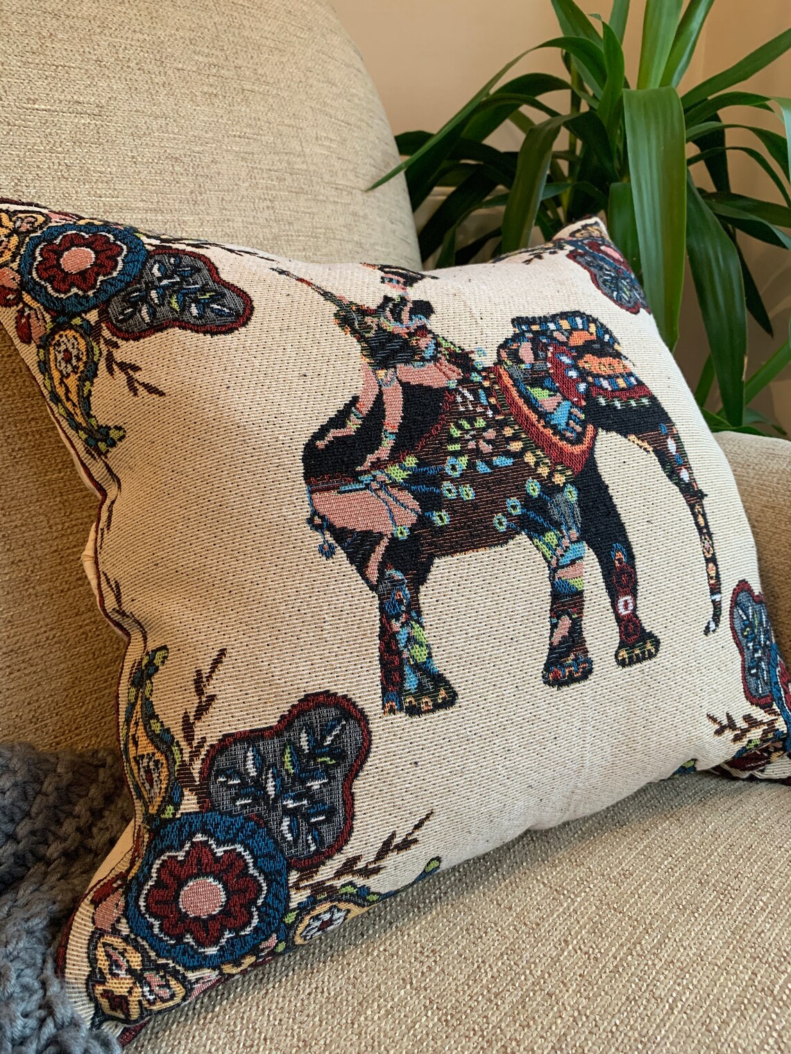 Handmade Cushion Cover Ethically Made In Sri Lanka Etsy