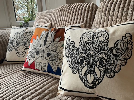 Hand painted 2025 cushion covers