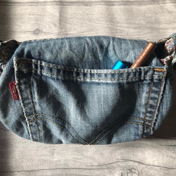 Small jean saddle bag shop