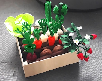 FELT Garden - Gabarits imprimables A4 - PDF - DIY - Montessori