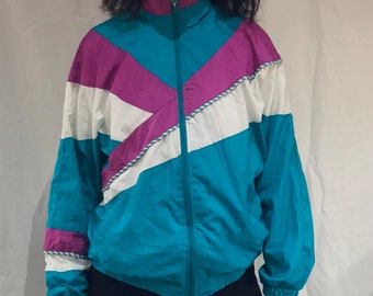 Purple and Green Windbreaker - Etsy UK
