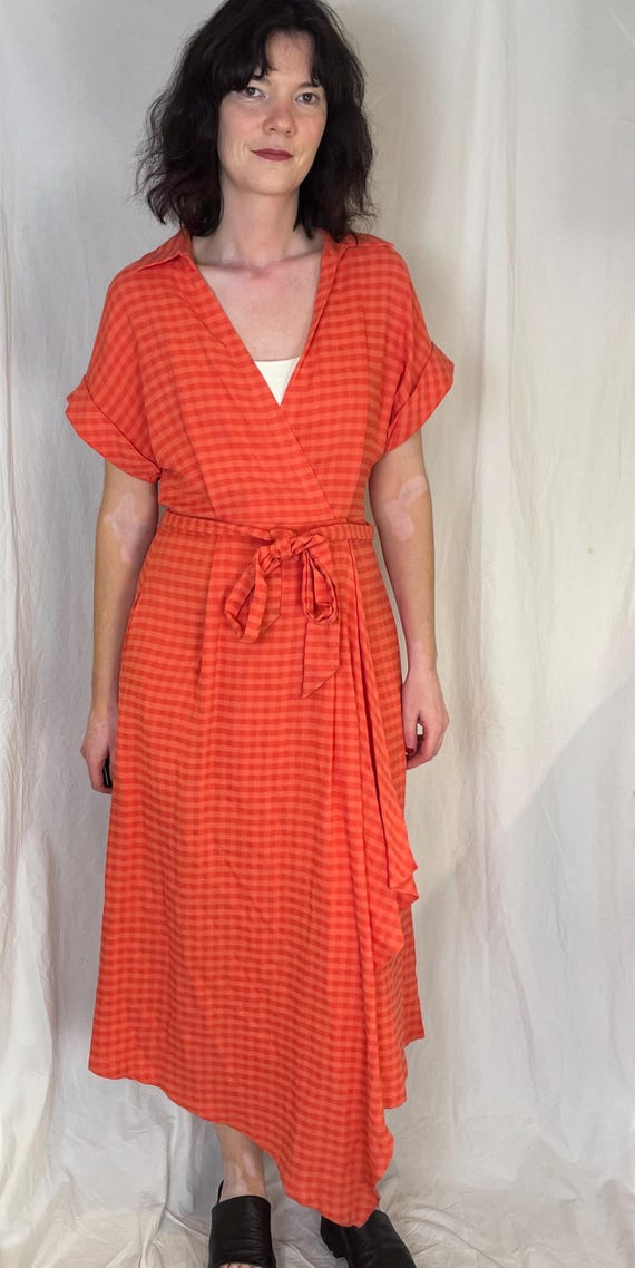 chinese dress ladies Women's/Junior Ruffled Hem Flowy Wrap Maxi Dress main image 1