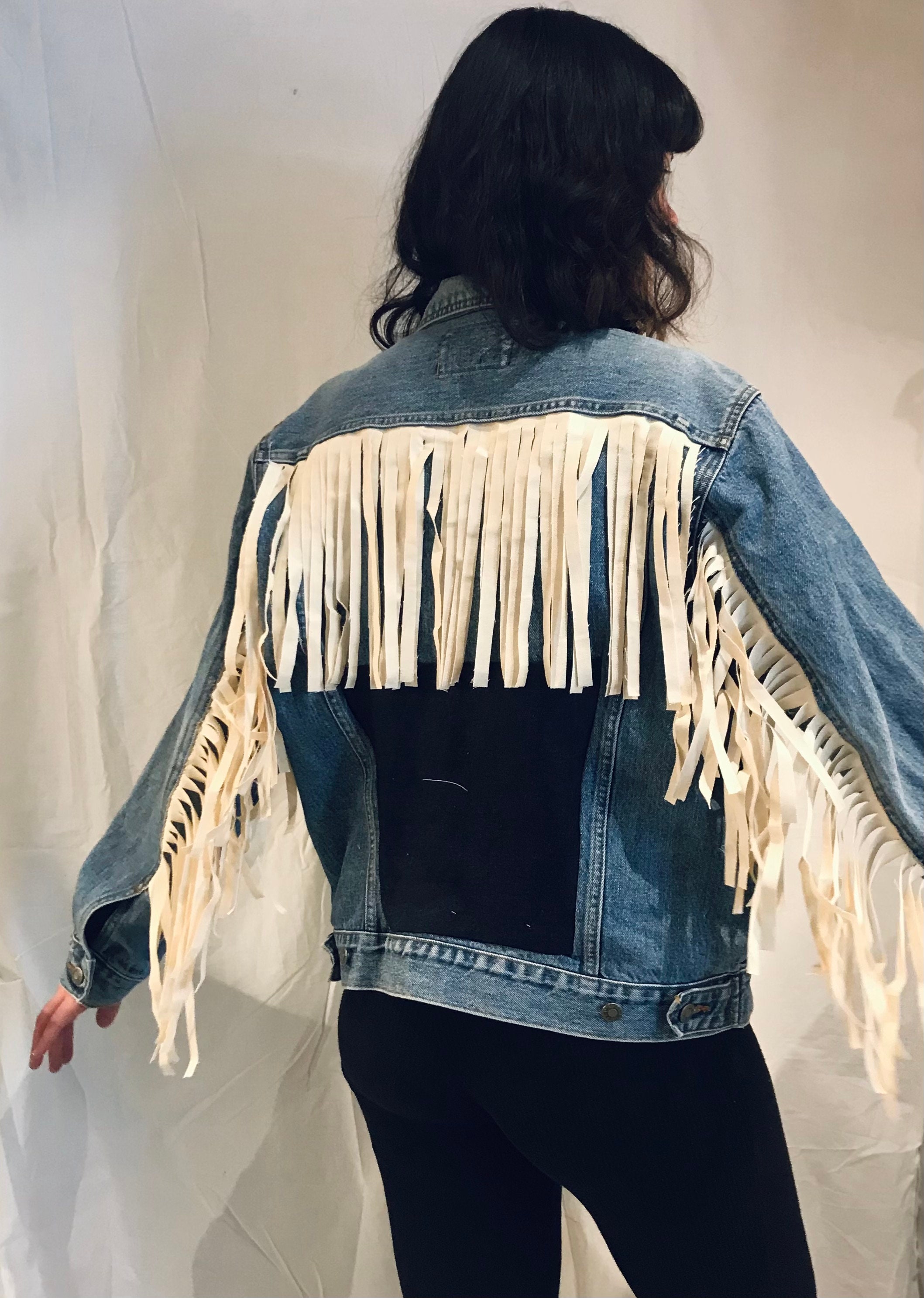 80s Fringe Jacket - Etsy UK