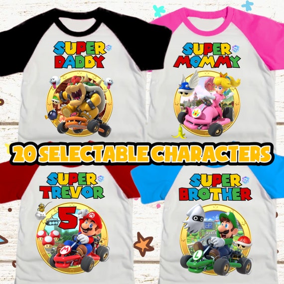 Camisas de mario bros para cumpleaños new arrivals