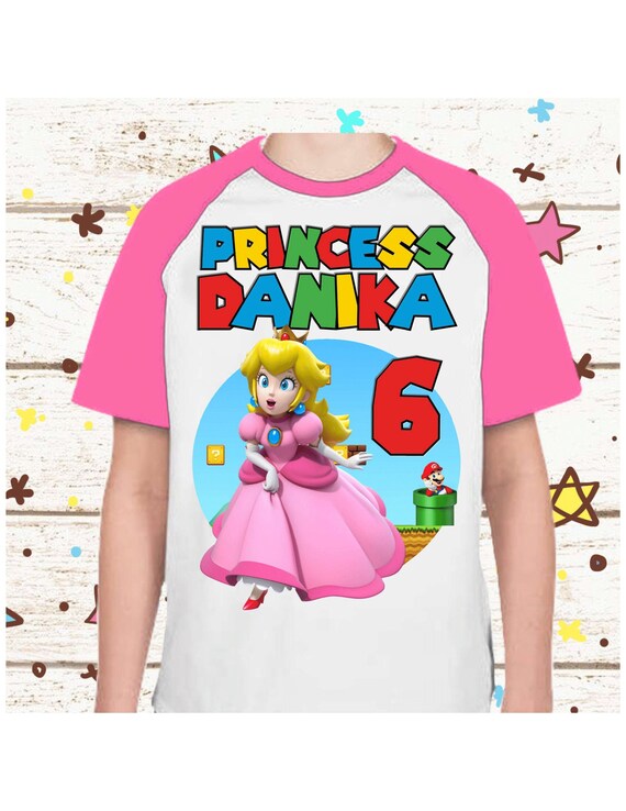 Super mario girl shirt Clearance