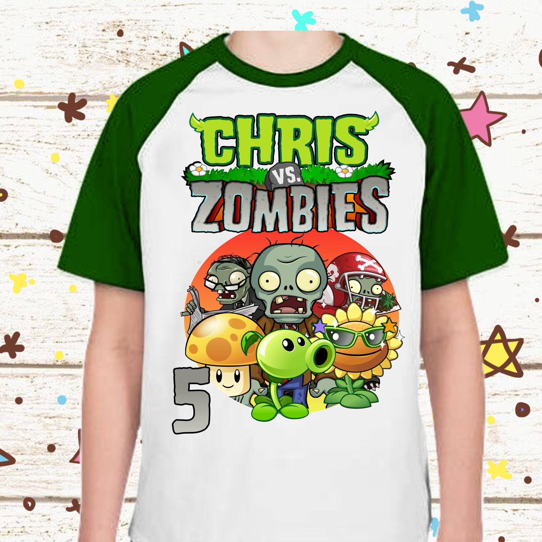 Zombie Grossing Plants vs Zombies T-Shirts