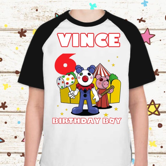 Game Kids Birthday Shirt Roblox Piggy 
