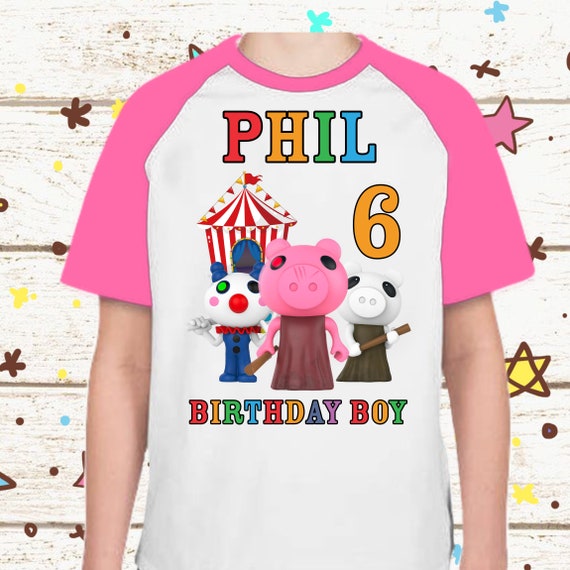 Roblox Birthday Shirt, Personalized Any Colors, Name and Age