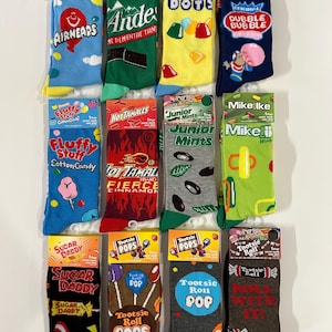 Candy Extreme Odd Sox Crazy Socks Funny Novelty Crew Socks Food Snack Cereal Gift Gag Party | Men & Women Adult Size 7-12 | Fast Shipping