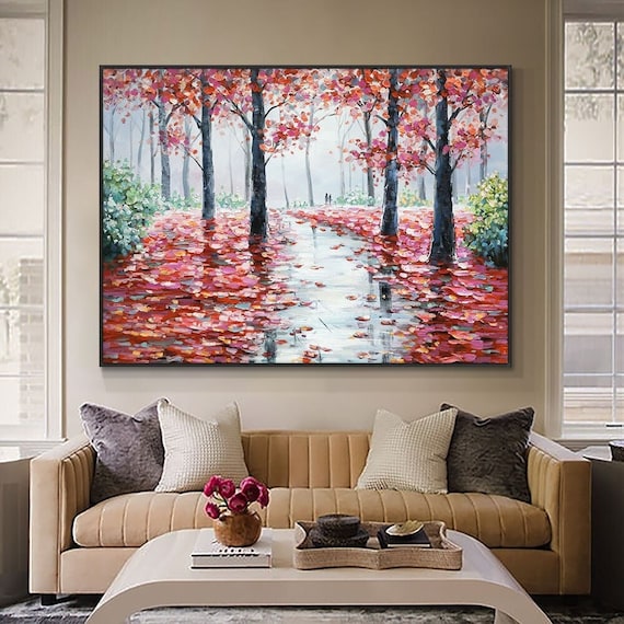 Beautiful wall paintings for living room discount