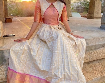 Half And Half Saree Etsy Half And Half Saree Etsy