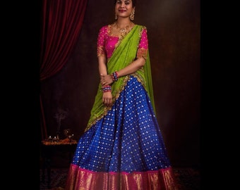 Half Saree Etsy Half Saree Etsy