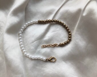 Gold Pearl Combo Bracelet