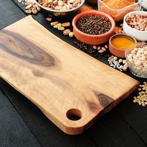 Large Mediterranean Walnut wood serving board
