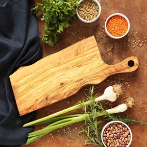 Olive wood handcrafted cutting board