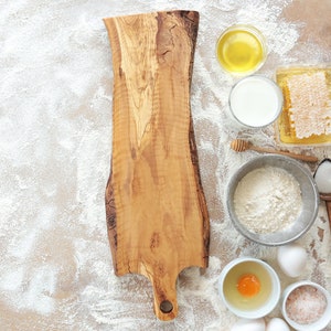 Cutting board made of Mediterranean olive wood