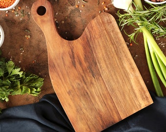 Handmade walnut wood cutting board