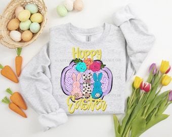 Hoppy Easter png, (Digital Download)