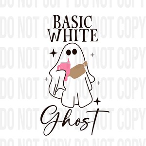 Basic White Ghost PNG, Halloween Digital Download