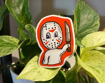 Friday the 13th Casper Sticker