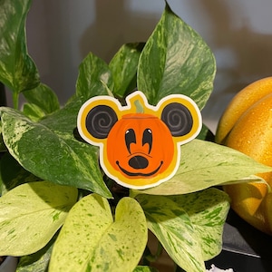 Halloween Mickey Mouse Pumpkin Sticker