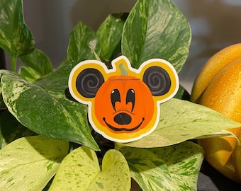 Halloween Mickey Mouse Pumpkin Sticker