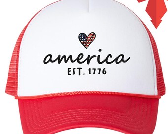 Vintage 4th of July Election Foam Ribbon Hat J Hats Scranton Made in USA Vintage 4th of July Election Foam Ribbon Hat J Hats Scranton  main image 3