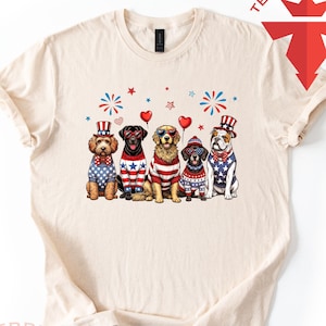 4th Of July Dog T-shirt, Independence Day Dog Tshirt, 4th of July Tee, Dog Mama Usa Tshirt, Cute Dog Shirt, Dog Celebrate 4th of July Tee