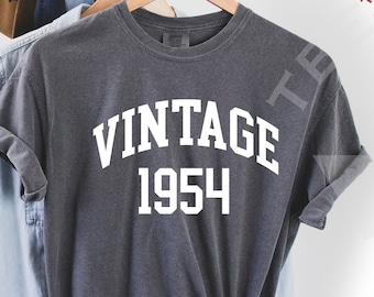 Custom Vintage Year Shirt, Comfort Colors Customize Year TShirt, Personalized Vintage Any Year Tshirt, Birthday Shirt, Birthday Gift Tshirt