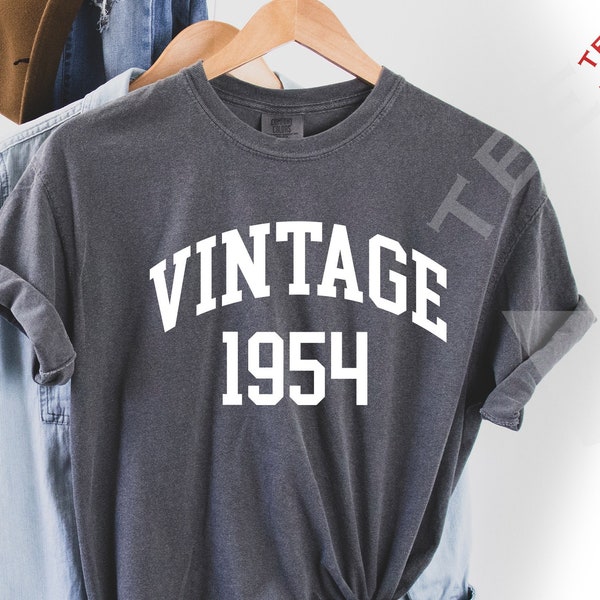 Custom Vintage Year Shirt, Comfort Colors Customize Year TShirt, Personalized Vintage Any Year Tshirt, Birthday Shirt, Birthday Gift Tshirt