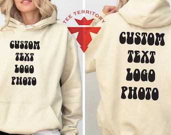 Custom Design Hoodie Sweatshirt, Create Your Own Pullover Hoodie, Unisex Sweatshirt, Personalized Sweatshirt, Family Matching Hoodie,