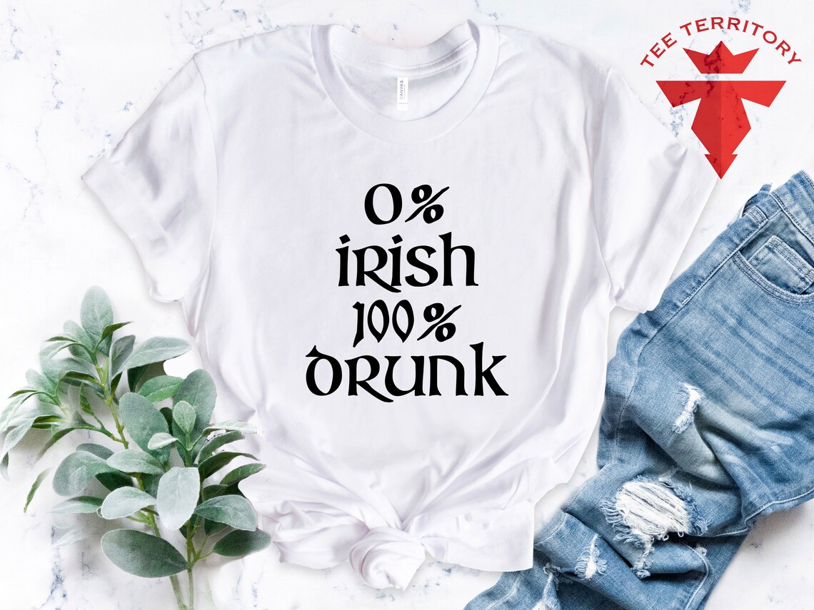 0 Irish 100 Drunk St Patrick's Day Shirt Funny St | Etsy