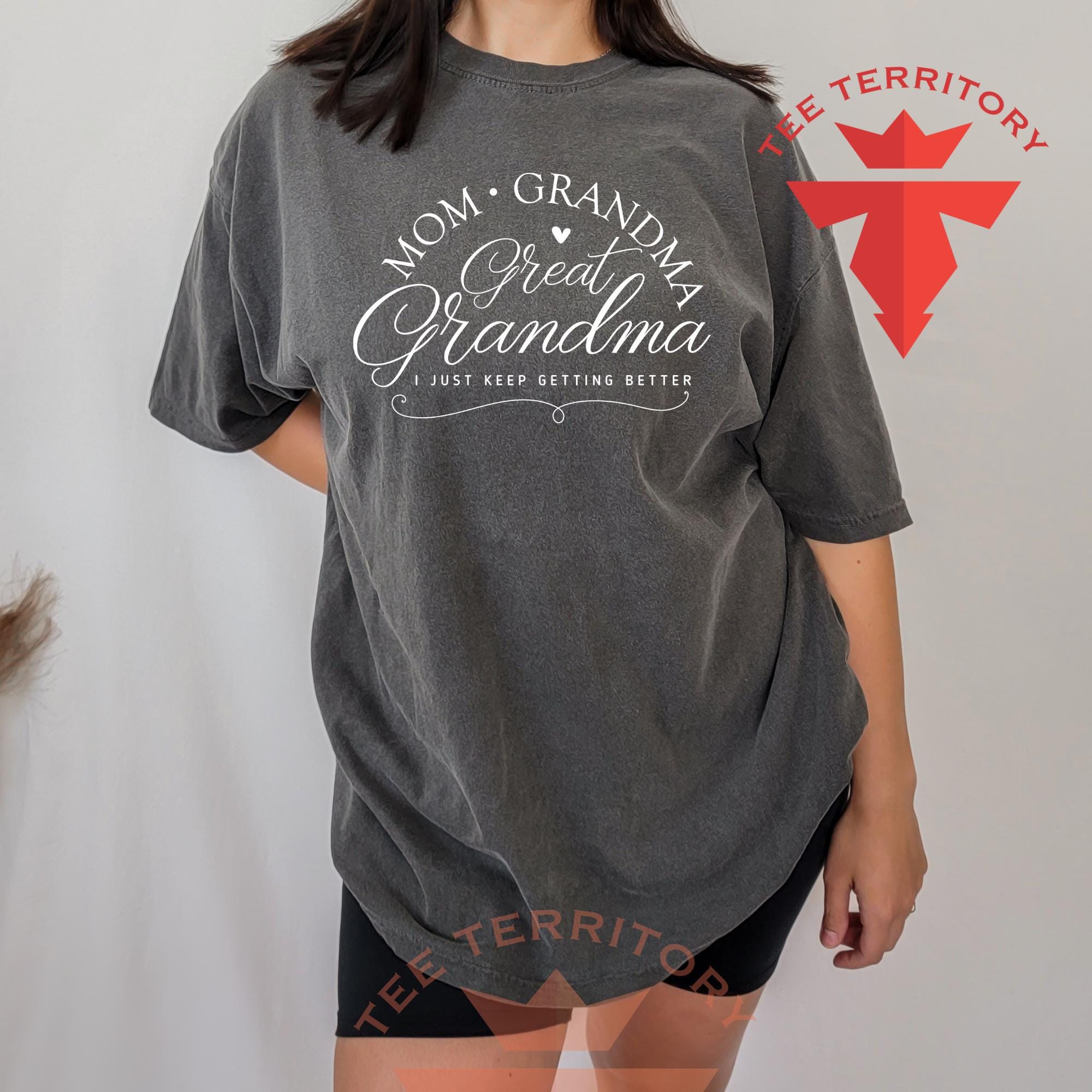 Mom Grandma Great Grandma Shirt, Comfort Colors Mother's Day Gift, Great Grandmother Tshirt, Gift Shirt for Gigi, Granny Xmas Gift Crewneck