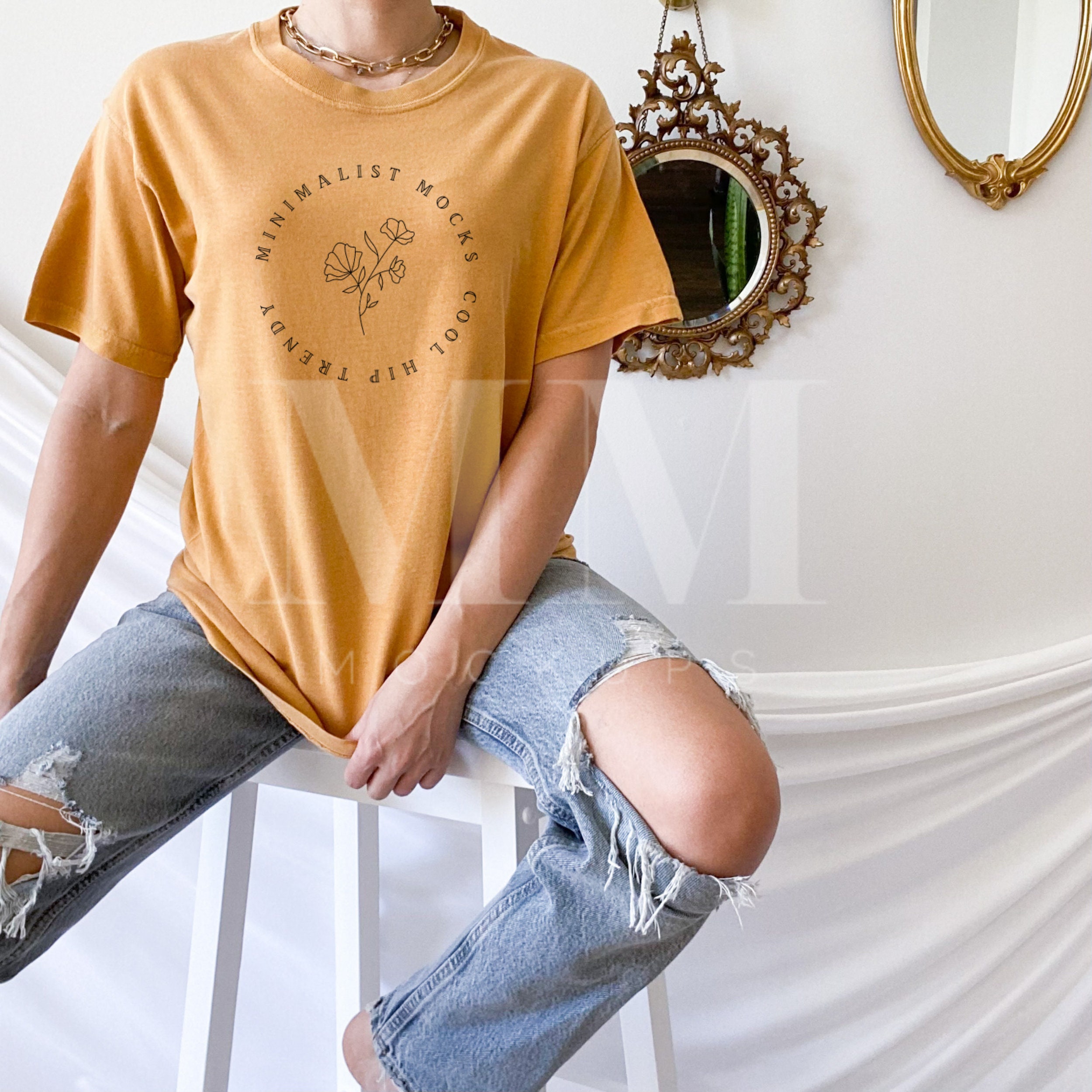 Comfort Colors 1717 mockup. Comfort colors monarch shirt | Etsy