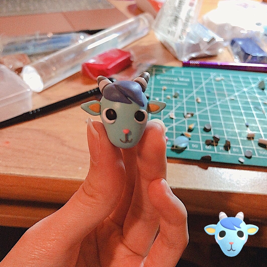 Animal Crossing Capri Charme aus PolymerTeig fimo Etsy