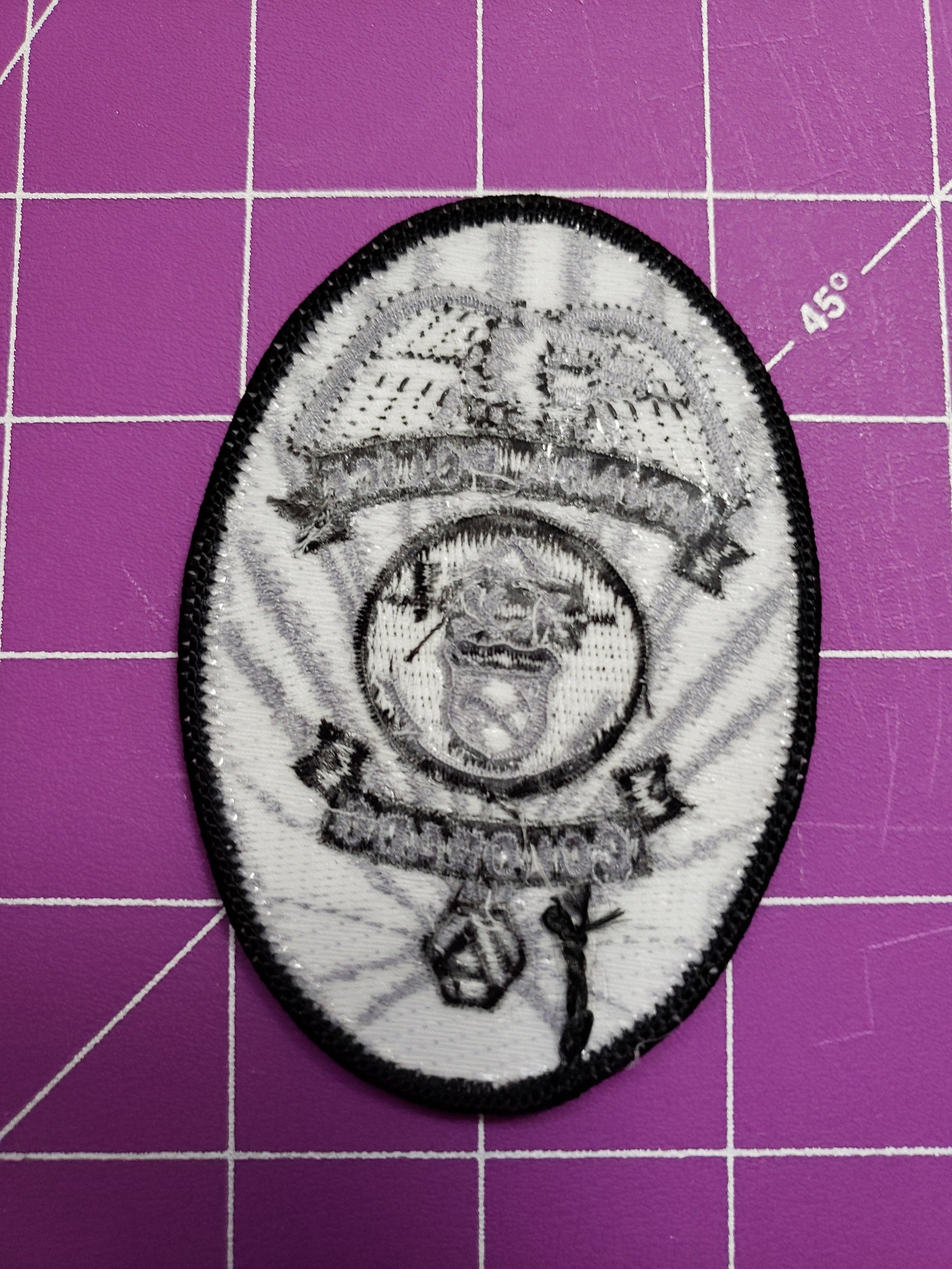 Arvada Colorado POLICE badge shaped patchNew Etsy