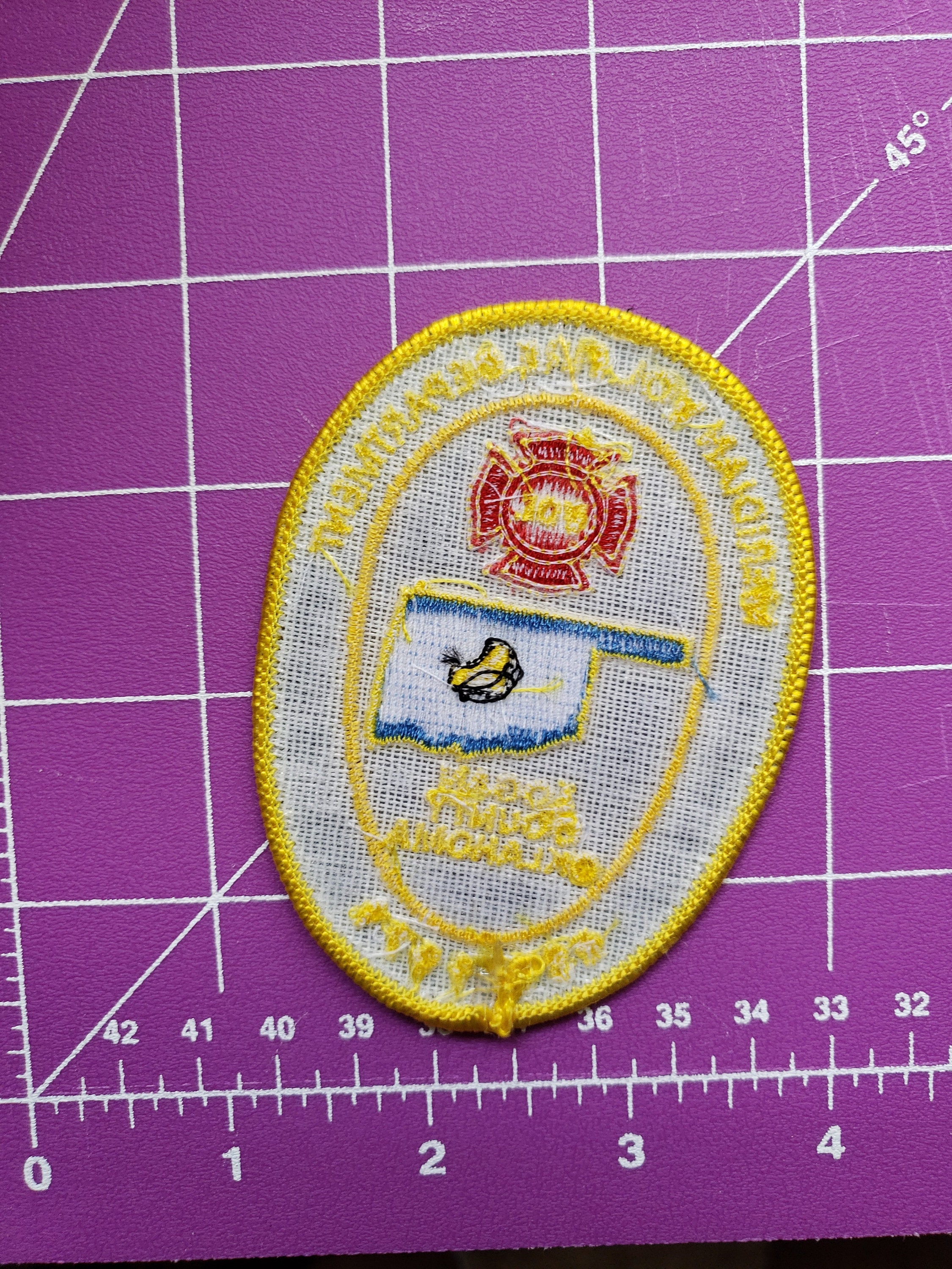 Meridian Fire department Oklahoma shoulder patchNew Etsy