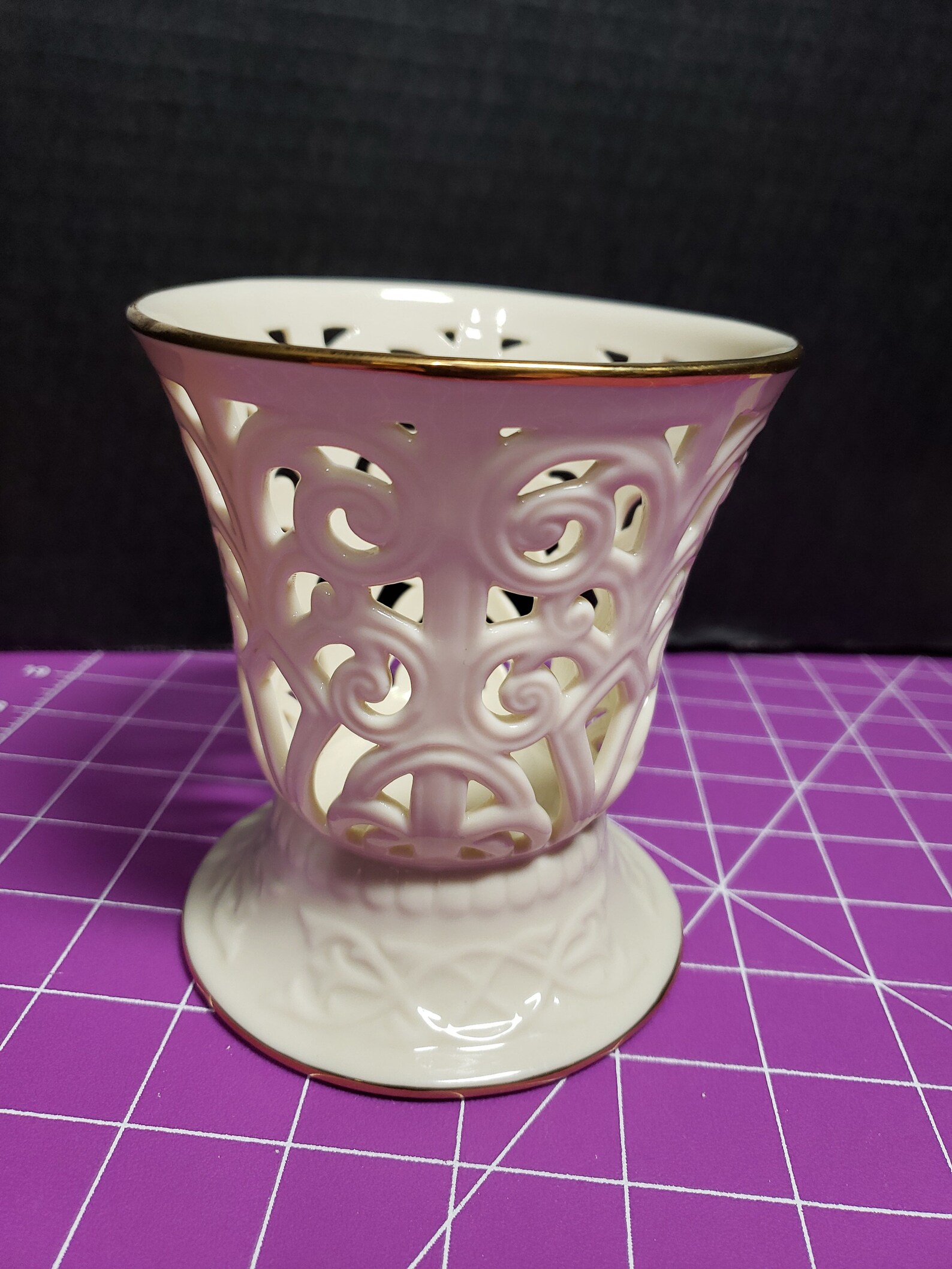 Lenox Fine China Votive Candle Holder Etsy