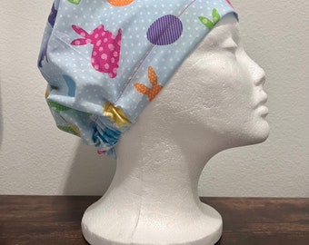 Gorro quirúrgico europeo de Pascua, gorro quirúrgico europeo, gorro quirúrgico ajustable, gorro quirúrgico con cierre de palanca, gorro quirúrgico elástico, gorro quirúrgico ajustable para mujer