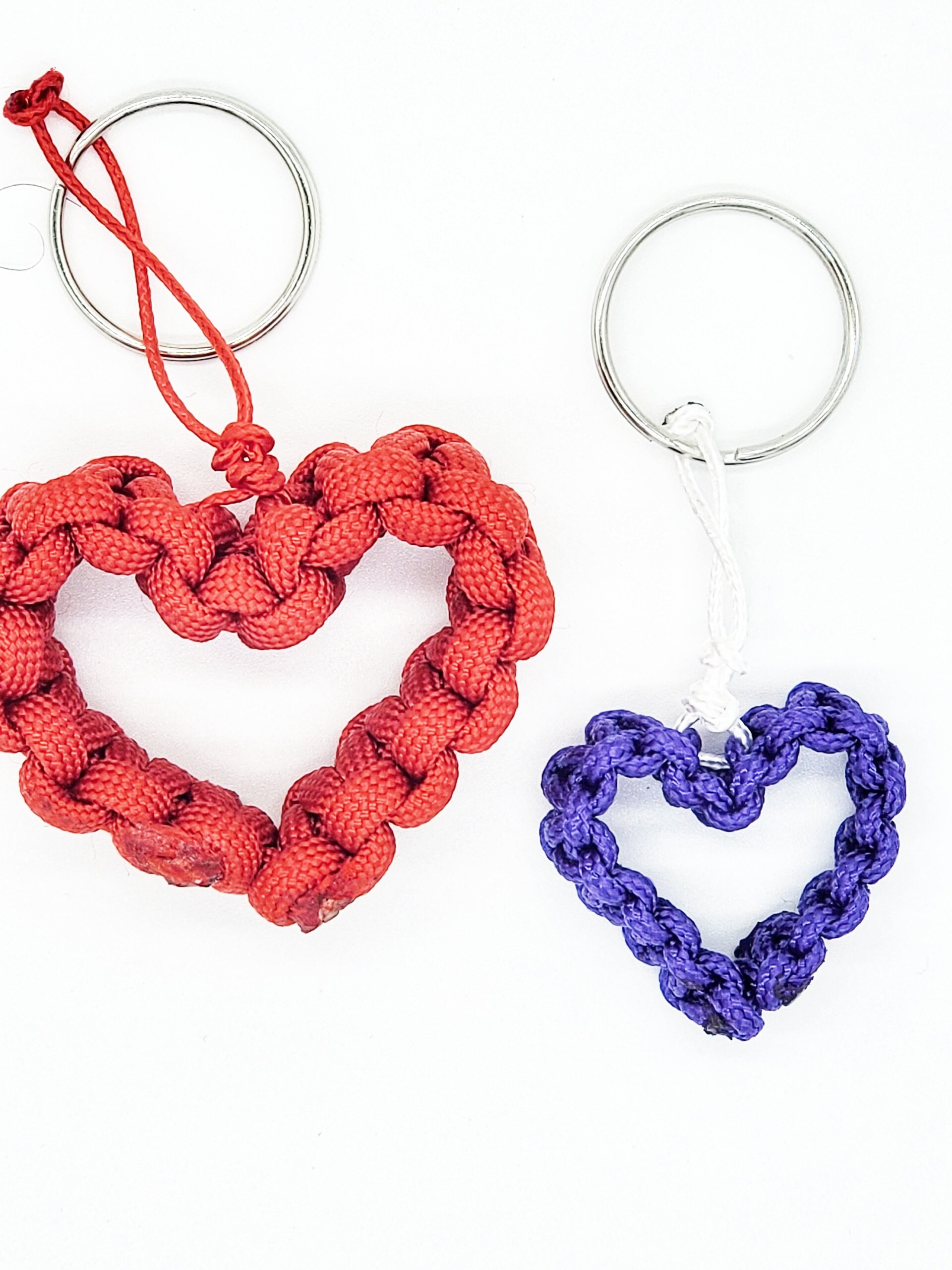 Paracord Heart Pendant/Keychain Etsy