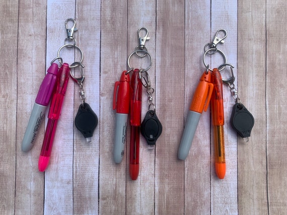 Badge Reel Accessories| Mini Pen| Keychain| Mini Sharpie®| Mini Light| Mini  Marker| Nurse Badge Reel| Nurse Accessories